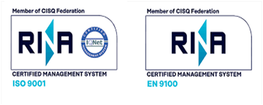 Certified Management System ISO 9001 - EN 9100